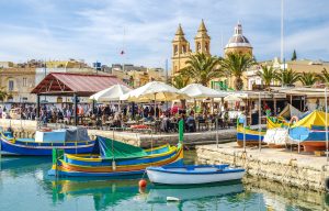 Malta Valetta boats