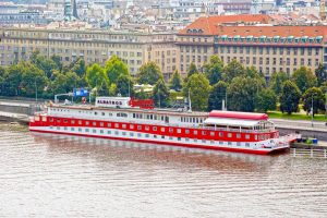 on river hotel in Prague