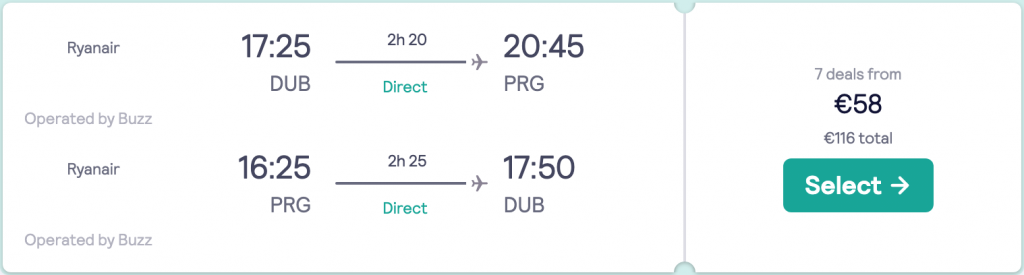 cheap flights to Prague