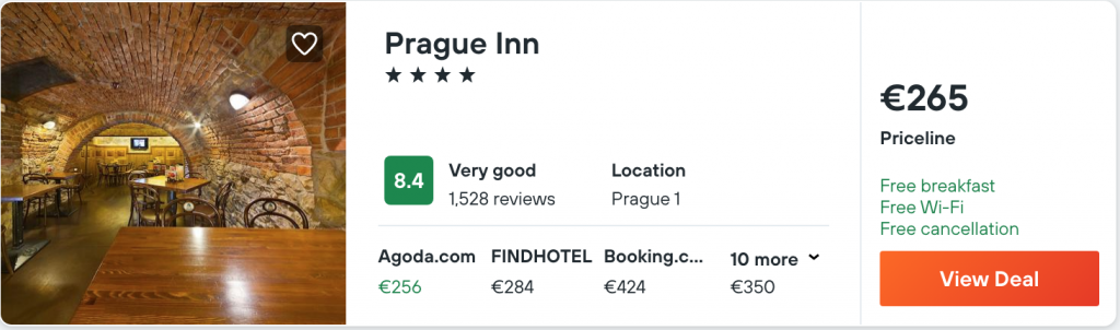 cheap hotel in Prague