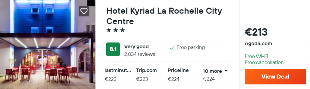 Hotel Kyriad La Rochelle City Centre