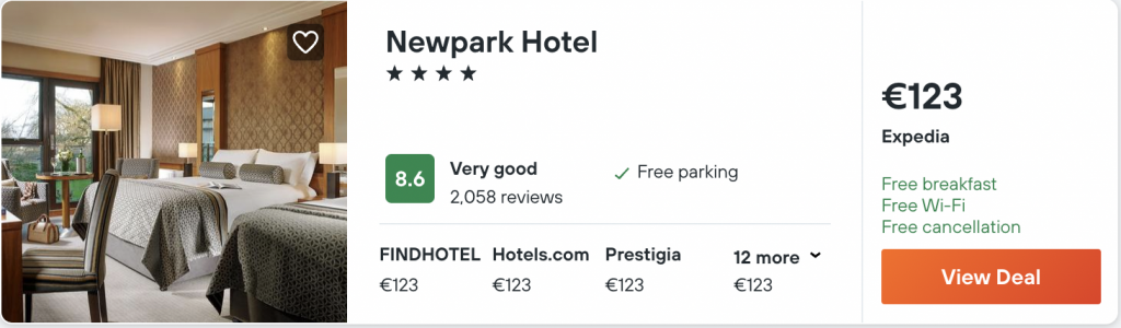 cheap hotel in Ireland