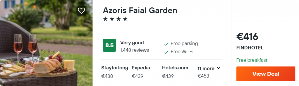 Azoris Faial Garden