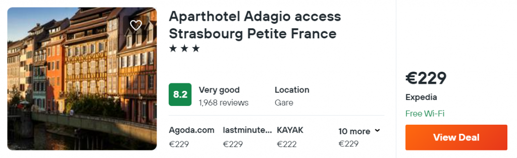 Aparthotel Adagio access Strasbourg Petite France