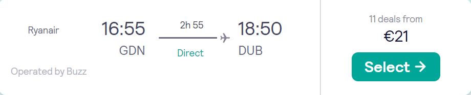 cheap flights to Ireland