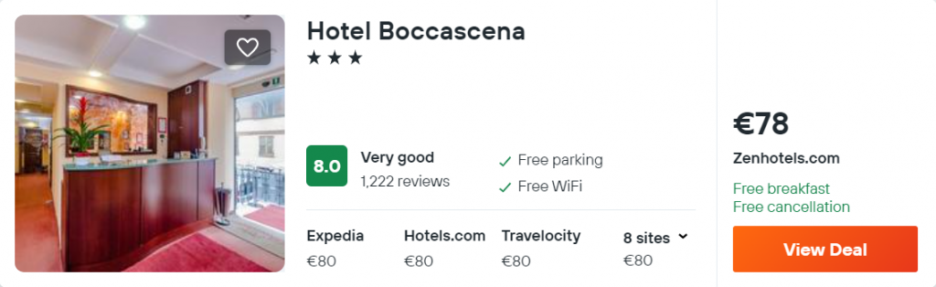 Hotel Boccascena