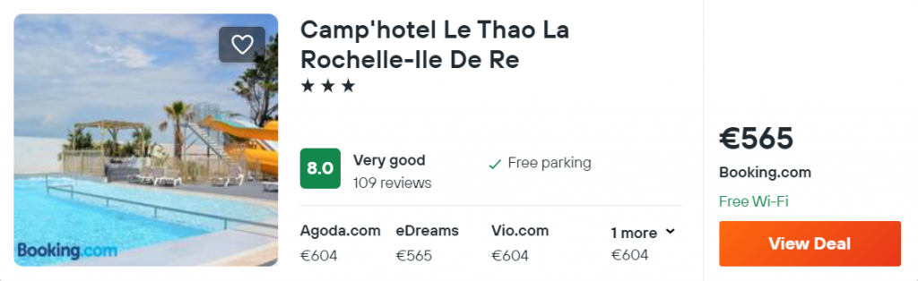 Camp'hotel Le Thao La Rochelle-Ile De Re