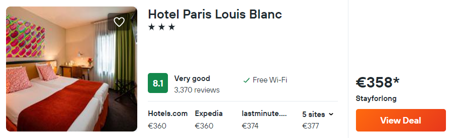 Hotel Paris Louis Blanc, Paris, Best deals