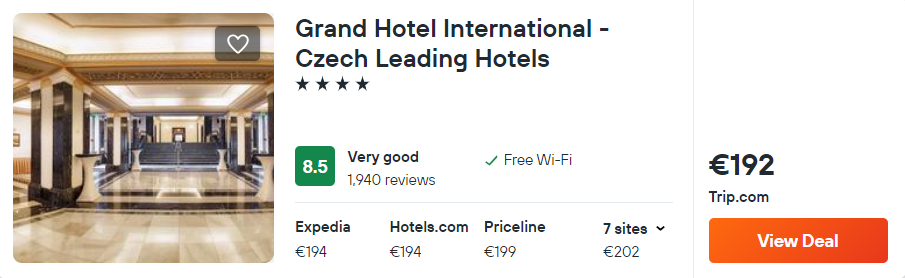 Grand Hotel International - Czech Leading Hotels