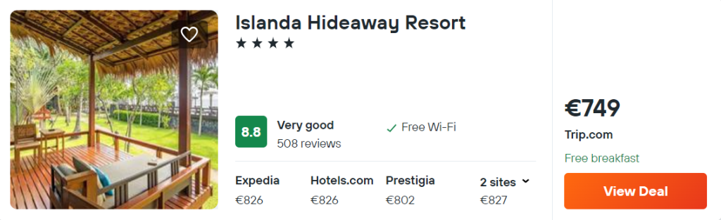 Islanda Hideaway Resort