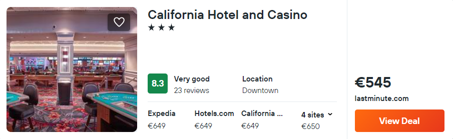 California Hotel and Casino