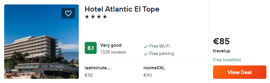 Hotel Atlantic El Tope