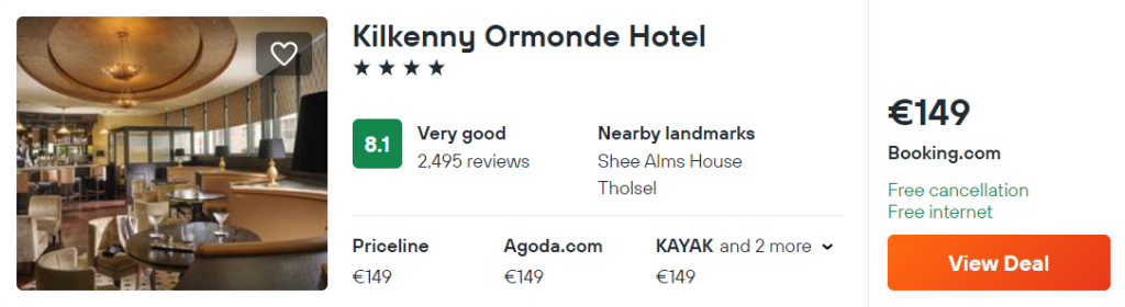 Kilkenny Ormonde Hotel