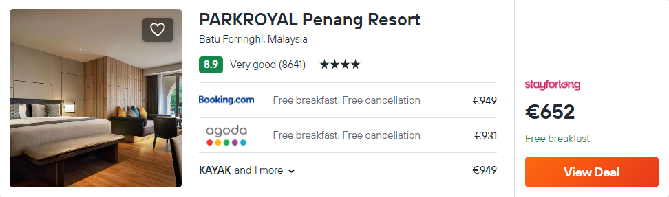 PARKROYAL Penang Resort