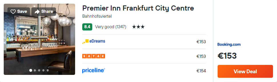 Premier Inn Frankfurt City Centre