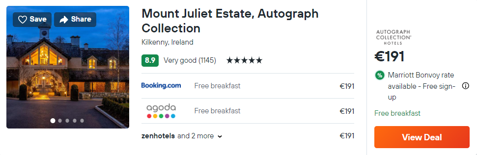 Mount Juliet Estate, Autograph Collection