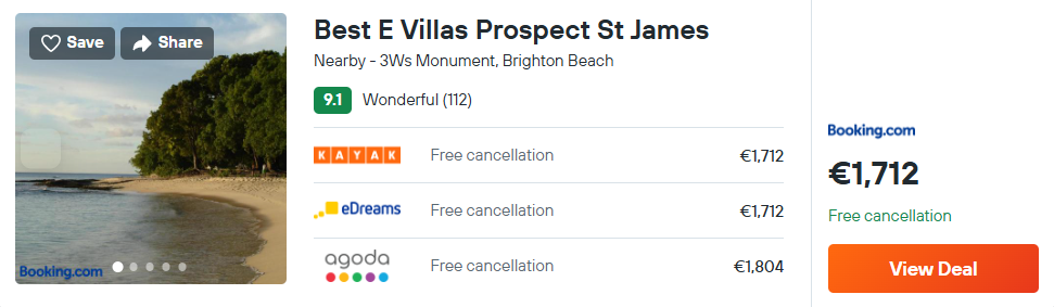 Best E Villas Prospect St James