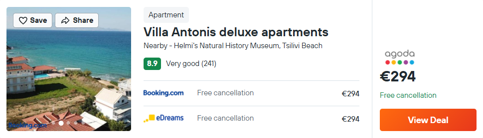 Villa Antonis deluxe apartments