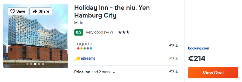 Holiday Inn - the niu, Yen Hamburg City