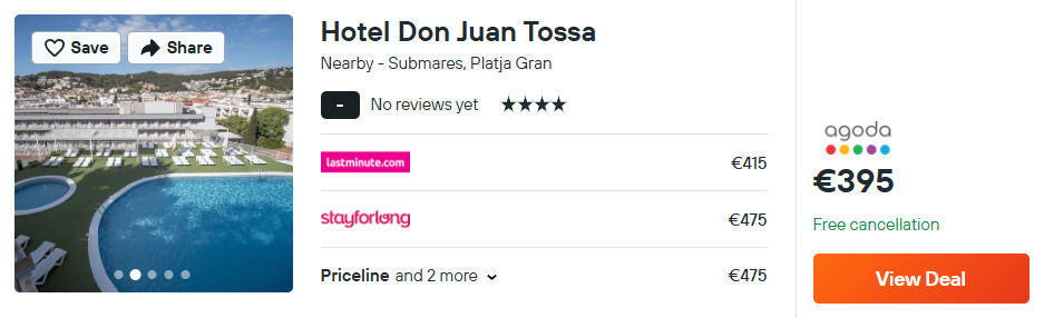 Hotel Don Juan Tossa